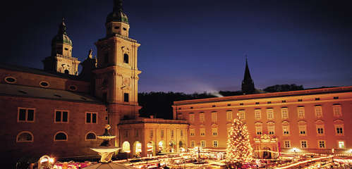 Weltkulturstadt Salzburg bei nacht