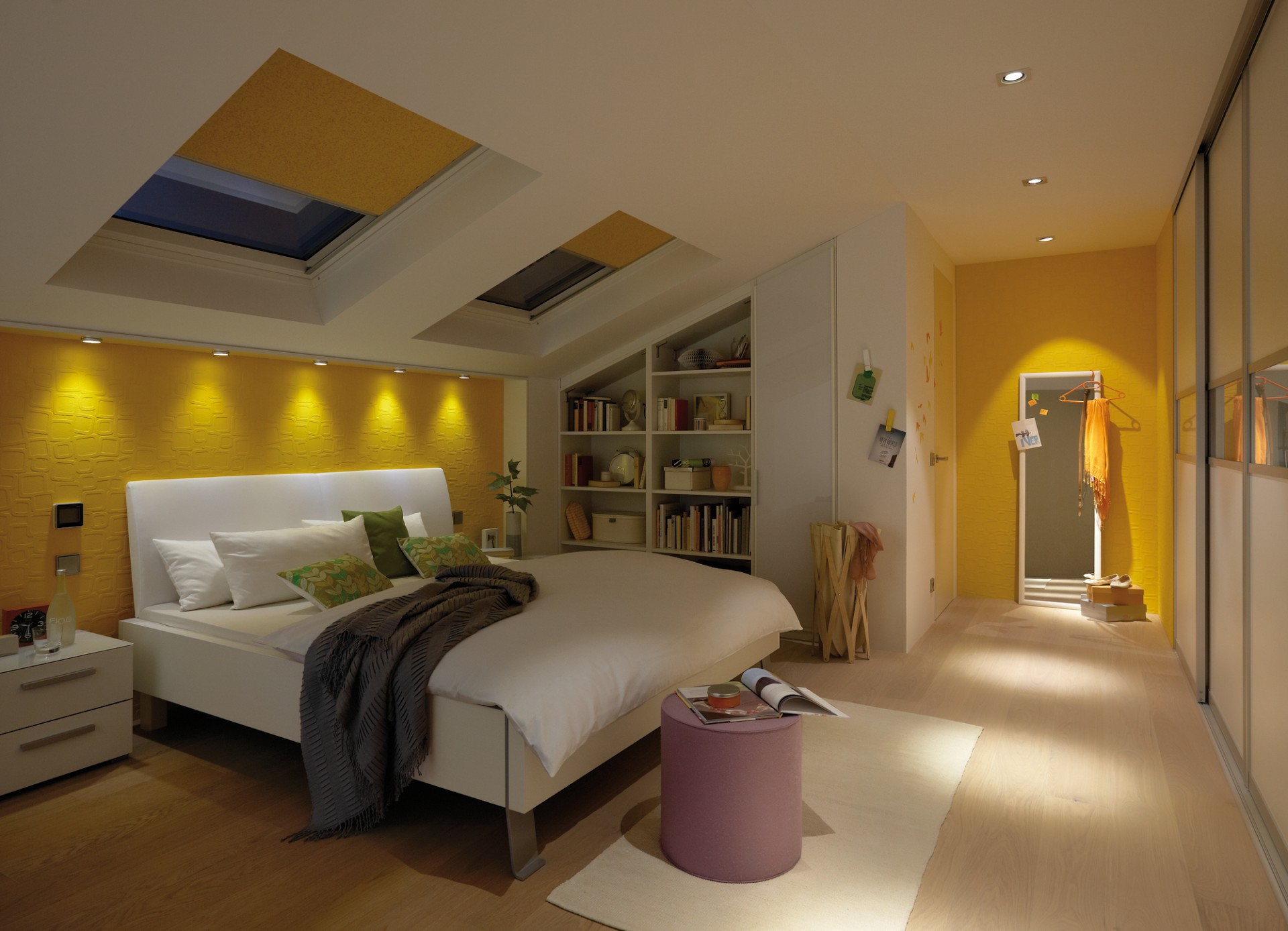 Licht im Schlafzimmer - Raumgestaltung - Architektur - Licht, Design